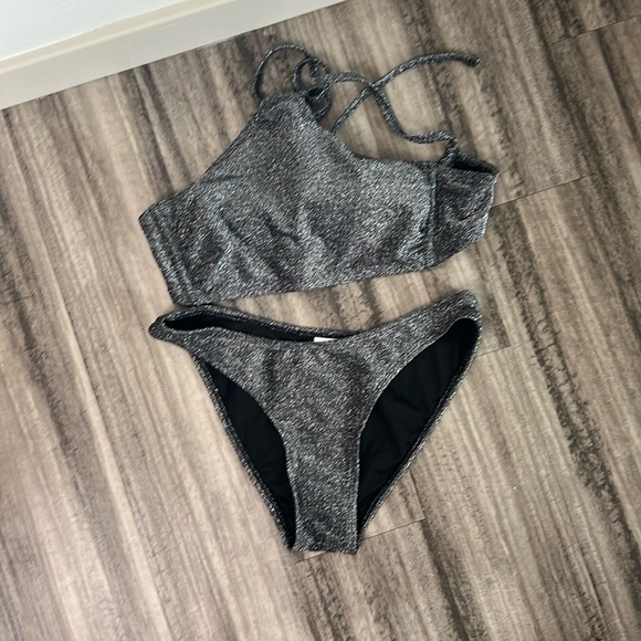 BIKINI BLACK DD TOP SIZE M BOTTOM - Picture 1 of 3